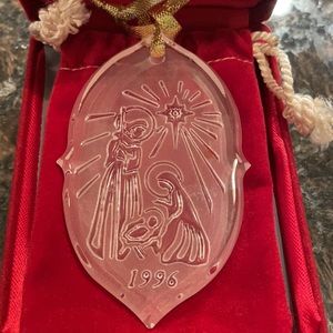 Waterford Crystal Ornament | Songs of Christmas Collection | Silent Night | 1996